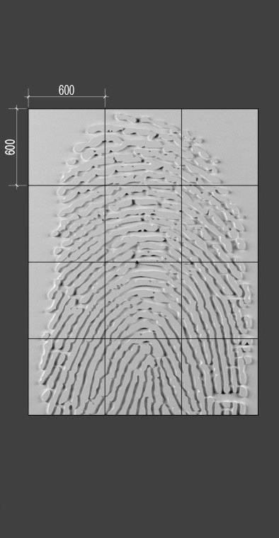 Барельеф FINGERPRINT в Саратове