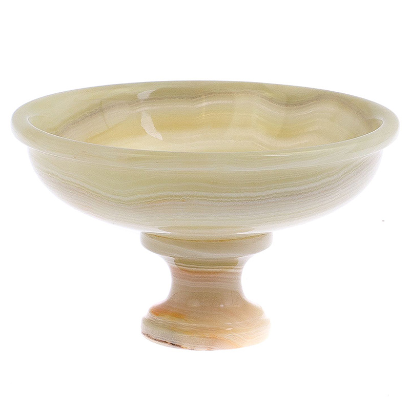 Фруктовница из натурального камня Оникс Natural Stone Fruit Bowls Желтый Белый Фруктовница из натурального камня Оникс Natural Stone Fruit Bowls Желтый Белый в Саратове | Loft Concept