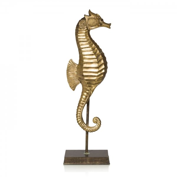 Декоративная фигурка Sea Horse Золотой Декоративная фигурка Sea Horse Золотой в Саратове | Loft Concept