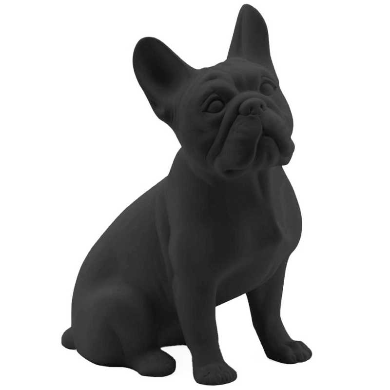 Статуэтка Abhika French Bulldog Black Matt Черный в Саратове | Loft Concept 