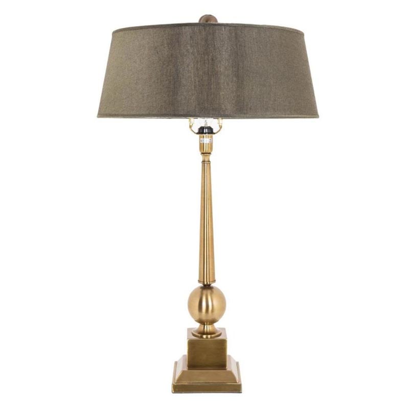 Настольная лампа Neville Table Lamp Латунь Бронза в Саратове | Loft Concept 