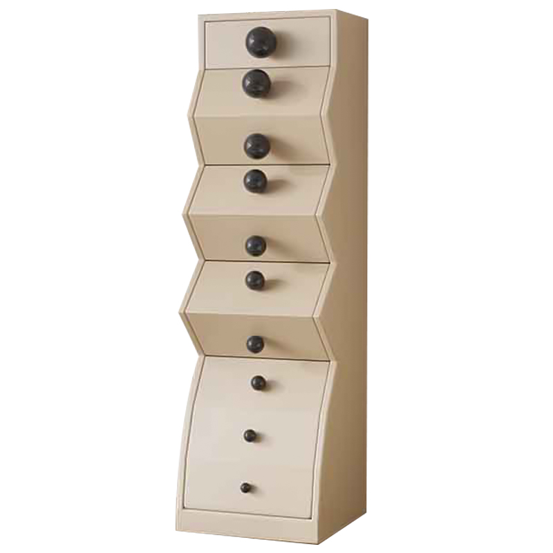 Комод Garton Wooden Forms Chest Of Drawers Beige Бежевый Черный в Саратове | Loft Concept 