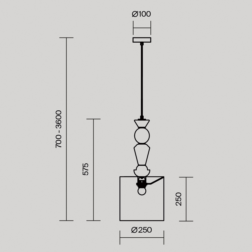 Подвесной светильник Comforty Е27*1 в Саратове