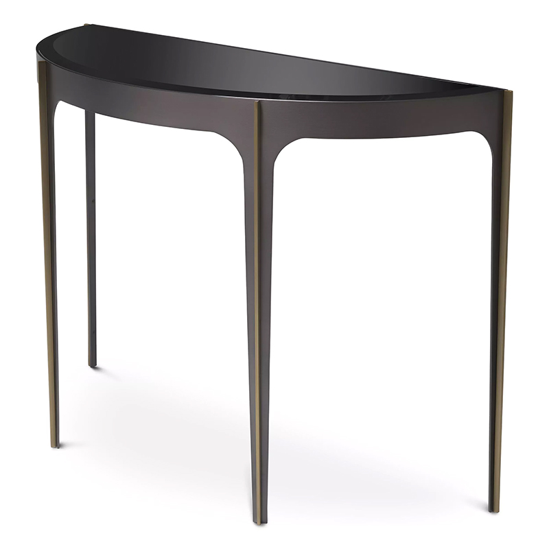 Консоль Eichholtz Console Table Artemisa Bronze Бронза Черный в Саратове | Loft Concept 