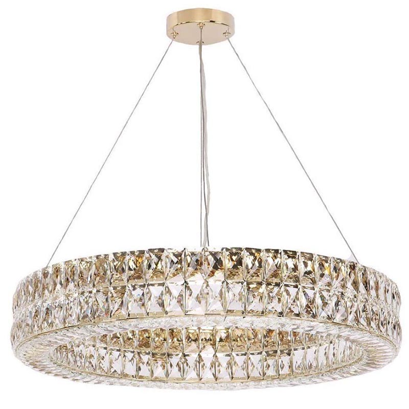 Люстра Crystal Regena Gold Chandelier 10 Золотой Прозрачный (Transparent) в Саратове | Loft Concept 