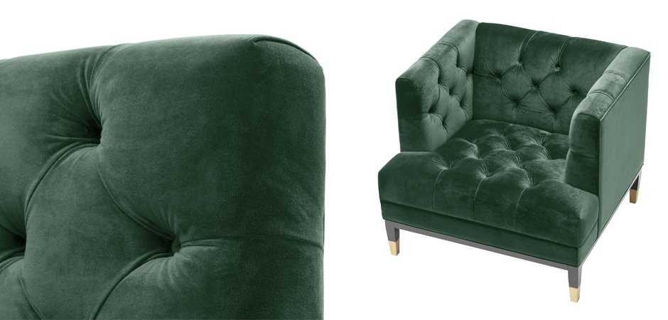 Кресло Eichholtz Chair Castelle Green Кресло Eichholtz Chair Castelle Green - Loft-Concept в Саратове