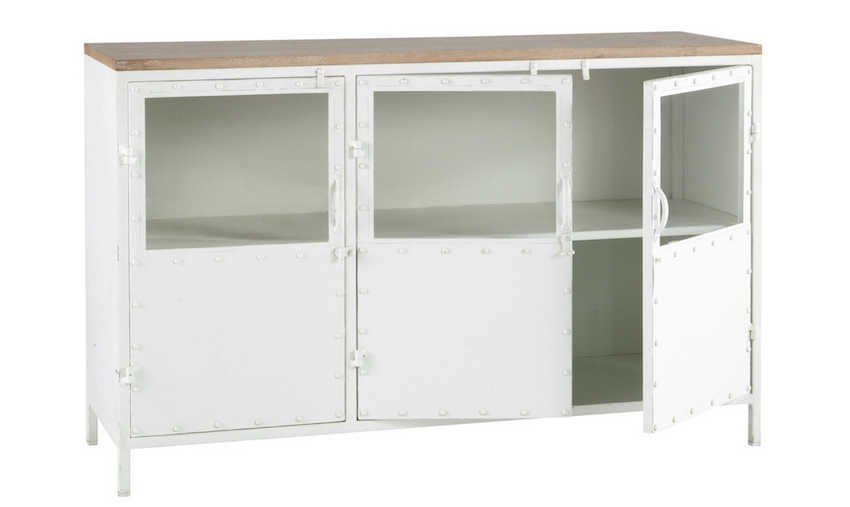 Буфет в стиле Лофт белый Industrial Rust Bleached Chest Буфет в стиле Лофт белый Industrial Rust Bleached Chest - Loft-Concept в Саратове