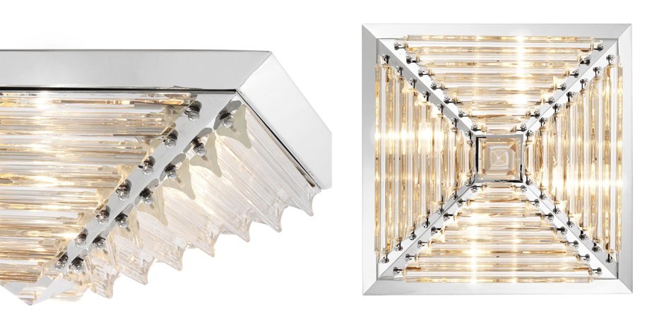 Потолочный светильник Eichholtz Ceiling Lamp Eden Nickel Потолочный светильник Eichholtz Ceiling Lamp Eden Nickel - Loft-Concept в Саратове