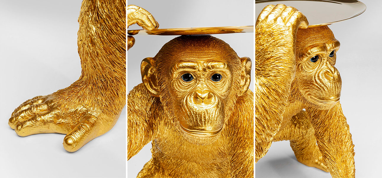 Статуэтка Golden Monkey with stand - фото №2