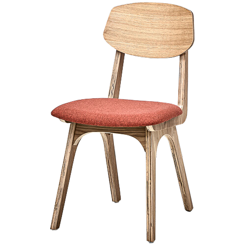 Стул Ailde Stool coral Древесина Коралловый в Саратове | Loft Concept 