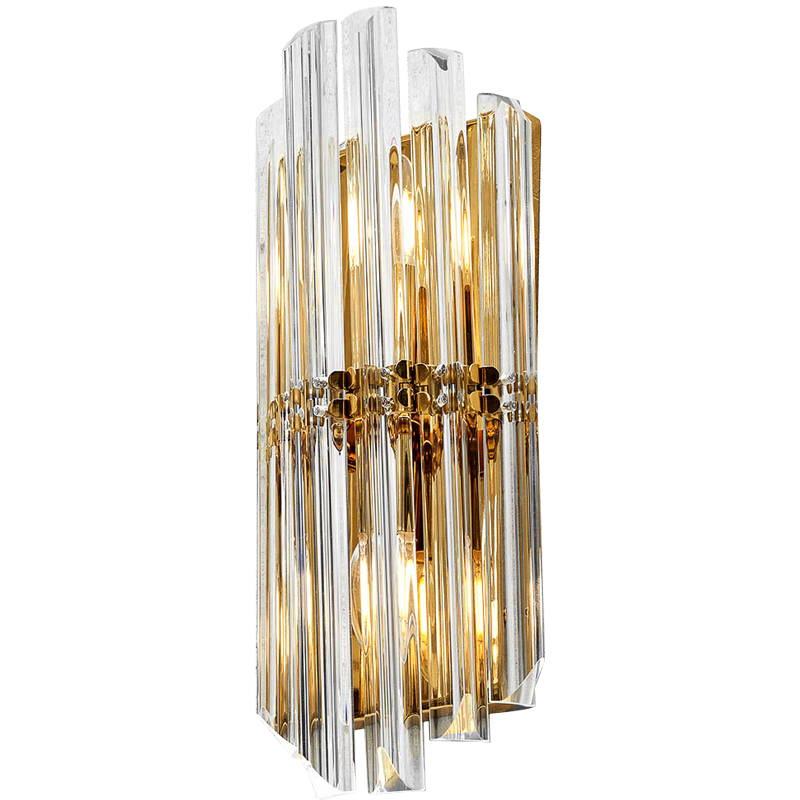 Бра Luxxu Glass Sconce Золотой Прозрачное Стекло в Саратове | Loft Concept 