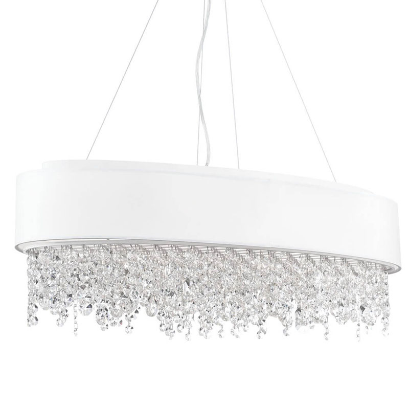 Люстра Maurin Diamond Rain Chandelier Белый в Саратове | Loft Concept 