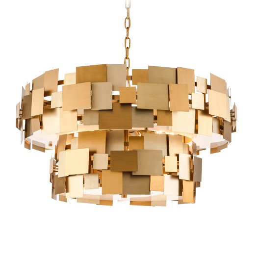 Люстра Gold Plate Chandelier 8  в Саратове | Loft Concept 