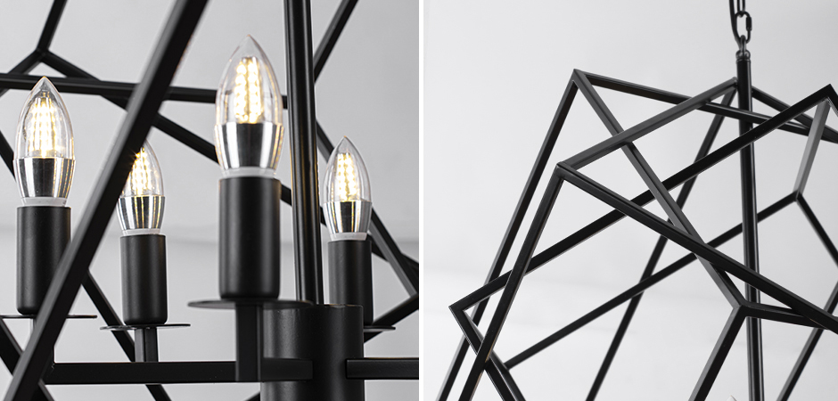 Люстра Cubist Small Chandelier Black Люстра Cubist Small Chandelier Black - Loft-Concept в Саратове