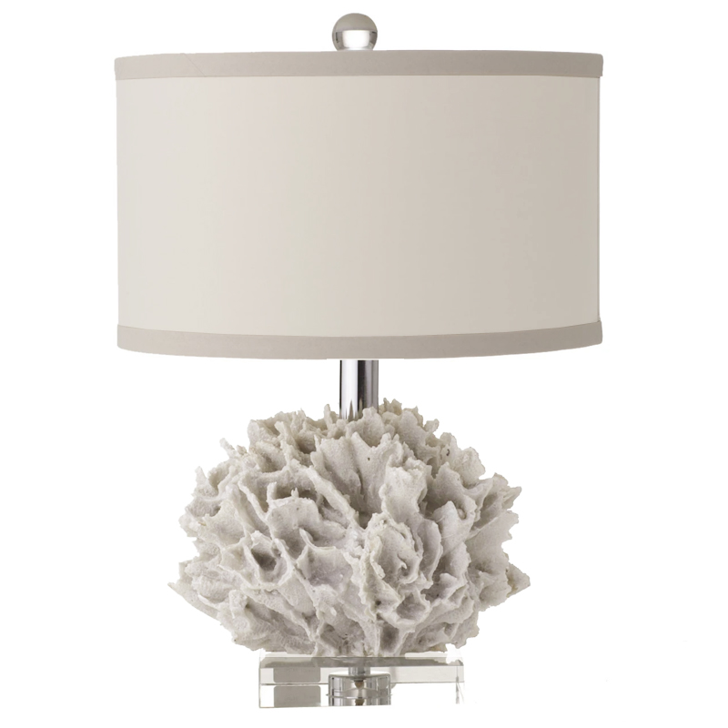 Настольная лампа Yvette Coral Table lamp Белый ivory ( слоновая кость ) в Саратове | Loft Concept 