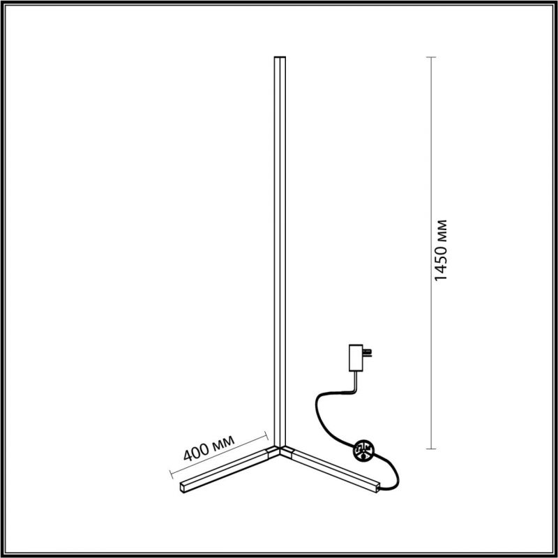 Торшер Светодиодный Trumpet tube 145см в Саратове