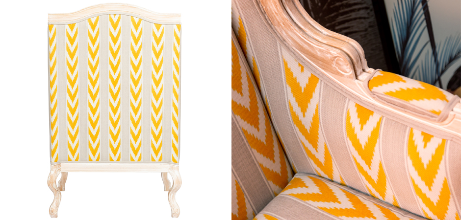 Кресло Ikat Pattern с желтым узором Кресло Ikat Pattern с желтым узором - Loft-Concept в Саратове
