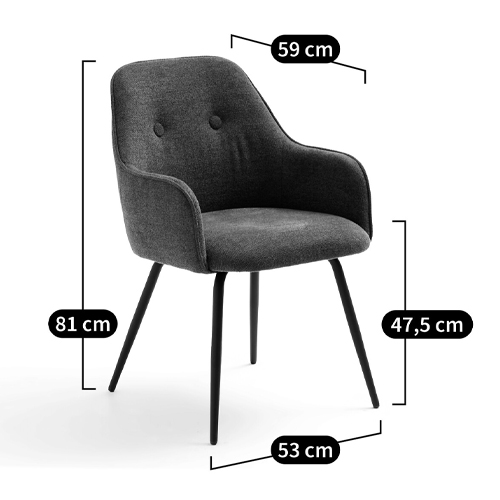 Кресло обеденное на металлических ножках Mazzi Chair в Саратове