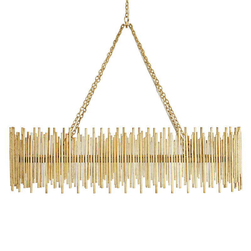 Люстра Arteriors PRESCOTT OVAL CHANDELIER Золотой в Саратове | Loft Concept 