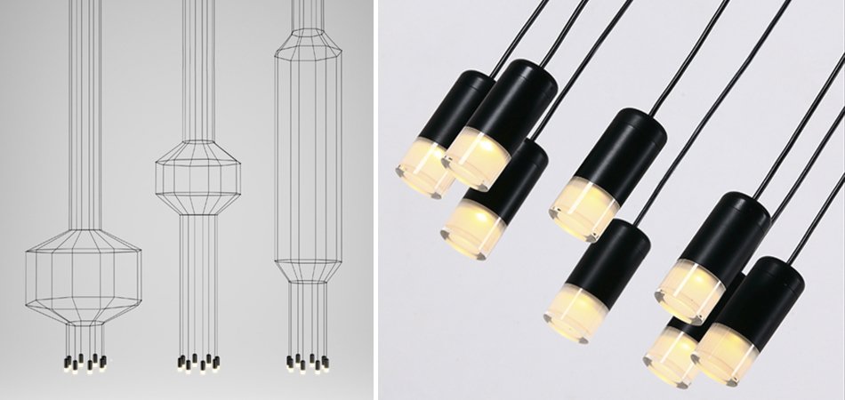 Люстра Wireflow Chandelier 0374 Suspension lamp Люстра Wireflow Chandelier 0374 Suspension lamp - Loft-Concept в Саратове