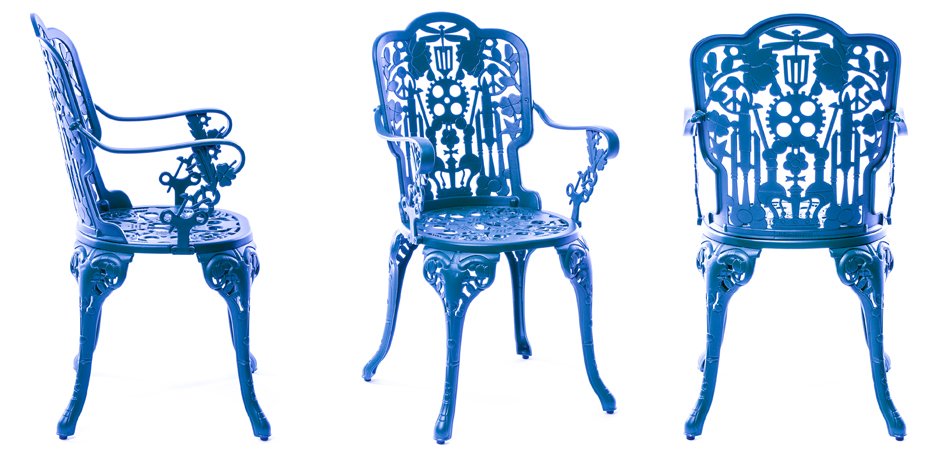 Стул Seletti Industry Collection ALUMINIUM ARMCHAIR – SKY BLUE Стул Seletti Industry Collection ALUMINIUM ARMCHAIR – SKY BLUE - Loft-Concept в Саратове