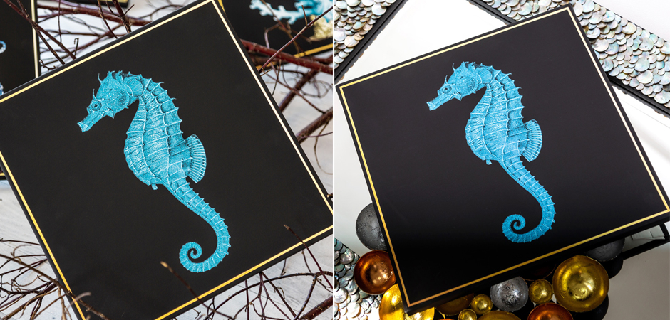 Постер Blue Sea Horse Poster Постер Blue Sea Horse Poster - Loft-Concept в Саратове