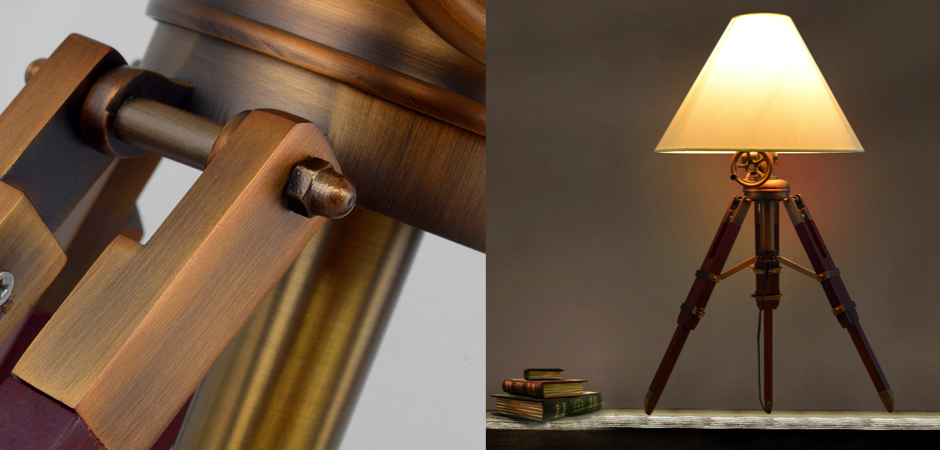 Настольная лампа Table Standing Lamp Red Настольная лампа Table Standing Lamp Red - Loft-Concept в Саратове