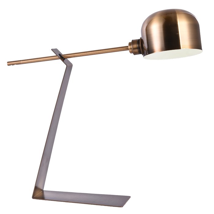 Рабочая лампа Brass Loft Table Lamp II Латунь в Саратове | Loft Concept 