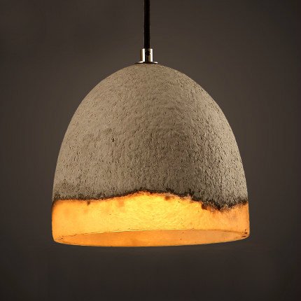 Подвесной светильник Art Concrete Pendant №9 Серый в Саратове | Loft Concept 