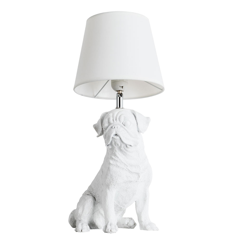 Настольная лампа White Bulldog Table Lamp Белый в Саратове | Loft Concept 