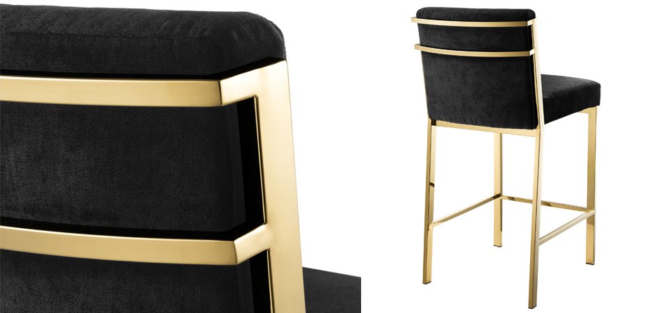 Полубарный стул Eichholtz Counter Stool Scott Gold Полубарный стул Eichholtz Counter Stool Scott Gold - Loft-Concept в Саратове