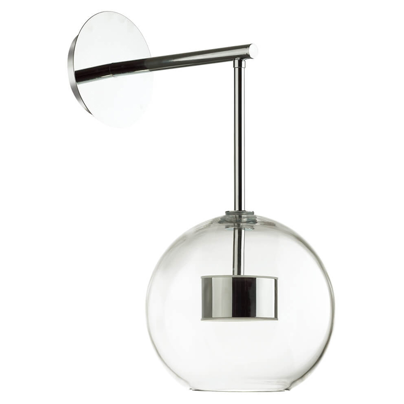 Бра Transparent Bubble Sconce chromium Прозрачный Хром в Саратове | Loft Concept 