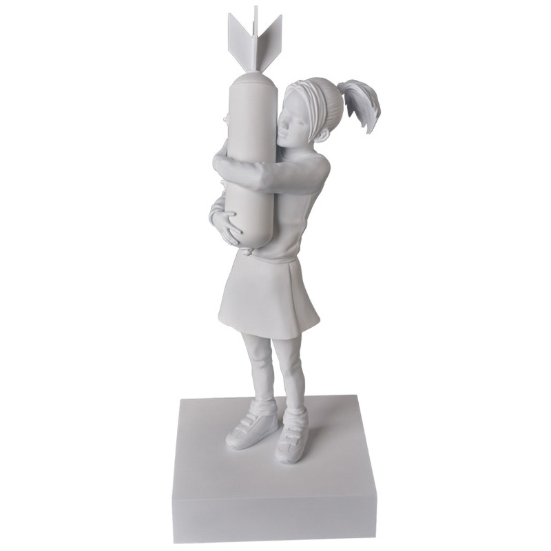 Статуэтка Banksy Bomb Hugger Sculpture White Белый в Саратове | Loft Concept 