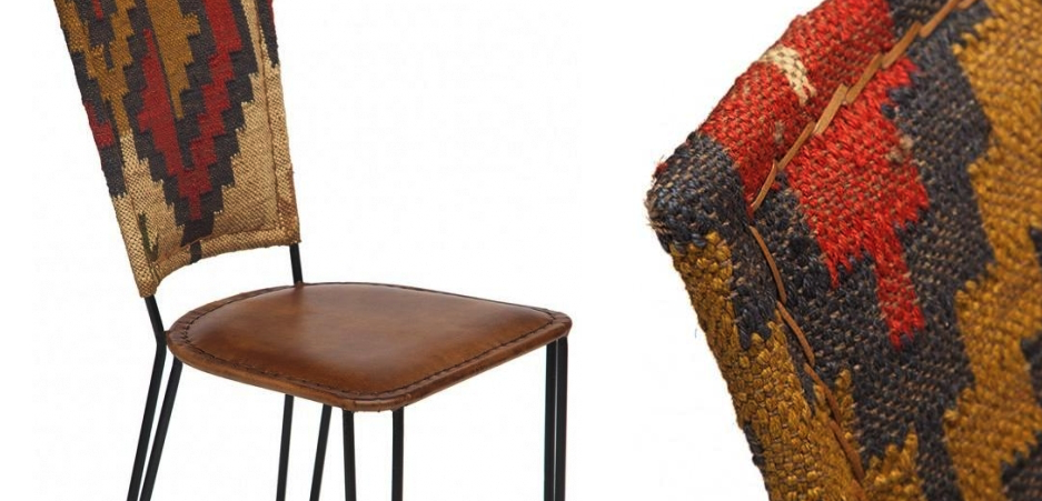 Стул кожаный Kelim Pattern Стул кожаный Kelim Pattern - Loft-Concept в Саратове