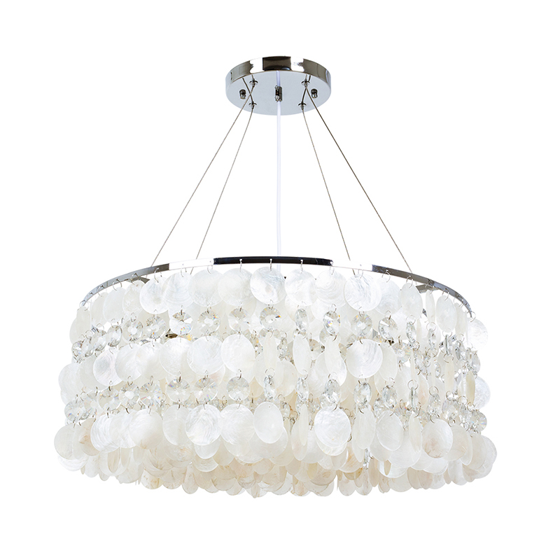 Люстра Snow White Abelie 8 Серебряный Белый Люстра Snow White Abelie 8 Серебряный Белый в Саратове | Loft Concept