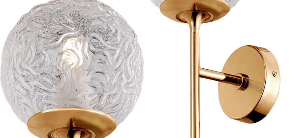 Бра Soranzo Glass Balls Sconces Brass Бра Soranzo Glass Balls Sconces Brass - Loft-Concept в Саратове