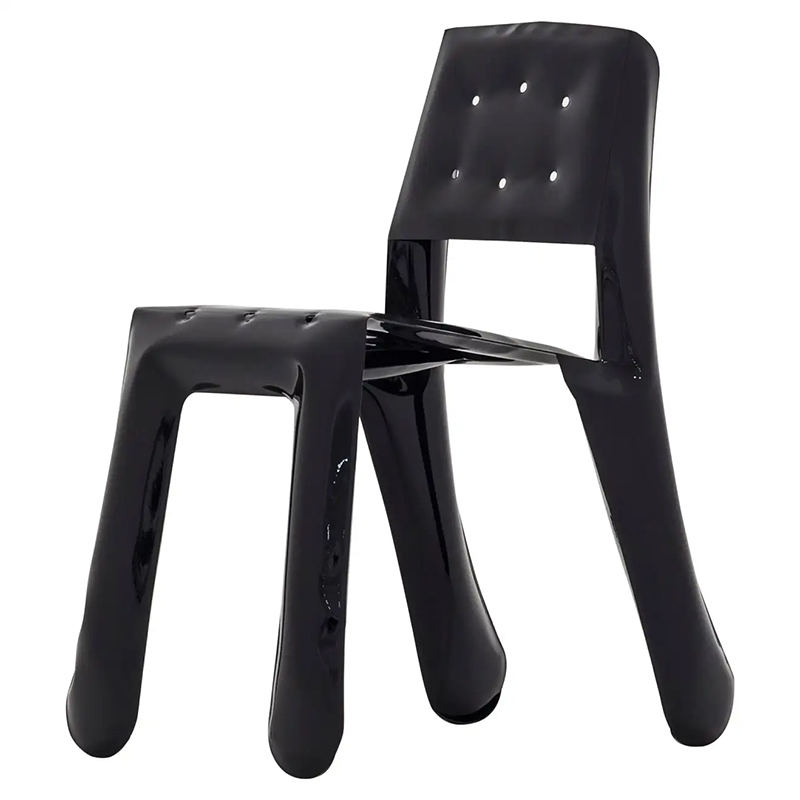 Стул Chippensteel 0.5 Polished Black Glossy Color Carbon Steel Seating by Zieta Глянцевый черный Стул Chippensteel 0.5 Polished Black Glossy Color Carbon Steel Seating by Zieta Глянцевый черный в Саратове | Loft Concept