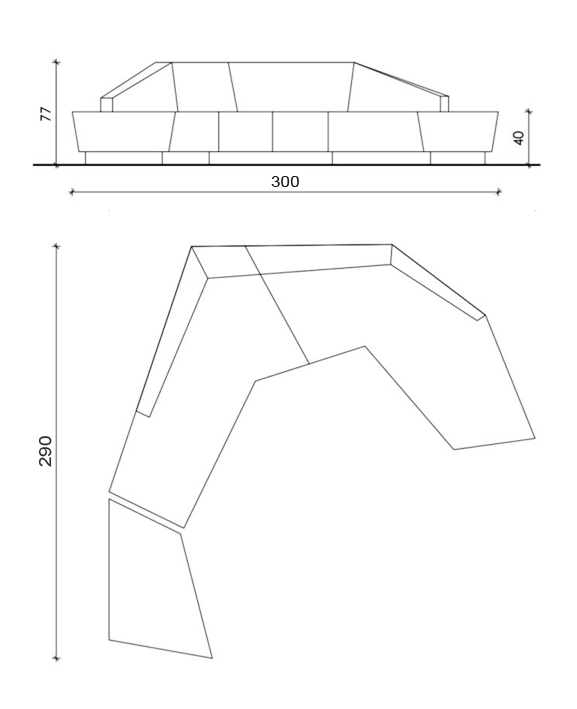 Диван Anaktae ADRASTUS SOFA в Саратове