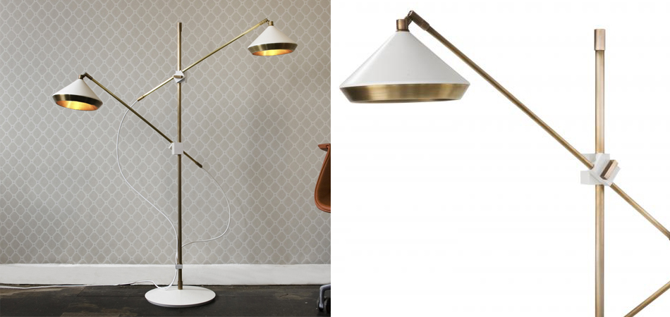 ТОРШЕР Bert Frank SHEAR Белый ТОРШЕР Bert Frank SHEAR Белый - Loft-Concept в Саратове