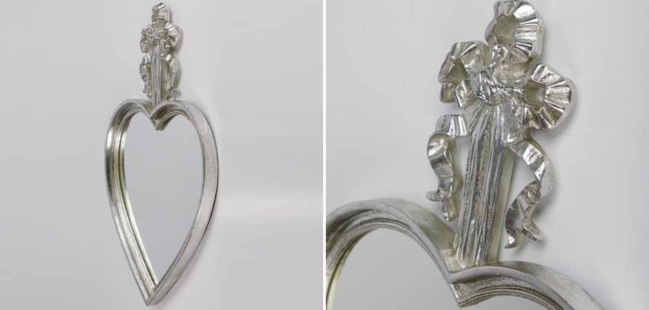 Зеркало Mirror Heart Серебристое Зеркало Mirror Heart Серебристое - Loft-Concept в Саратове