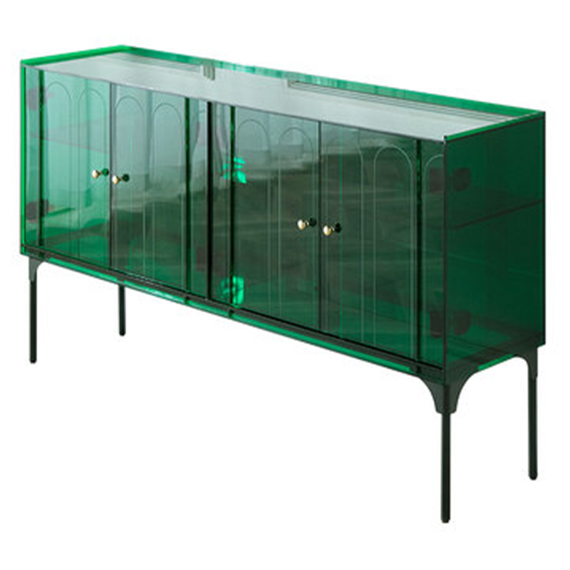 Зеленый комод из акрила Green Acrylic Furniture Chest of Drawers Зеленый в Саратове | Loft Concept 