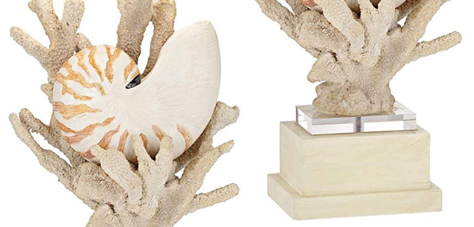 Nautilus Shell and White Coral Table Lamp Nautilus Shell and White Coral Table Lamp - Loft-Concept в Саратове