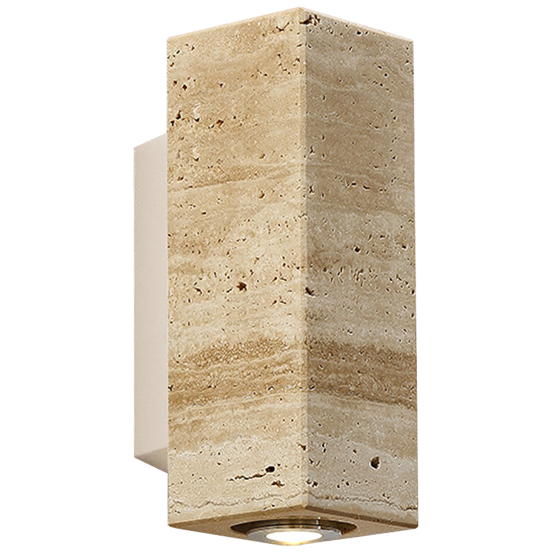 Бра Travertine Spot Wall Lamp Бежевый Песочный Белый в Саратове | Loft Concept 