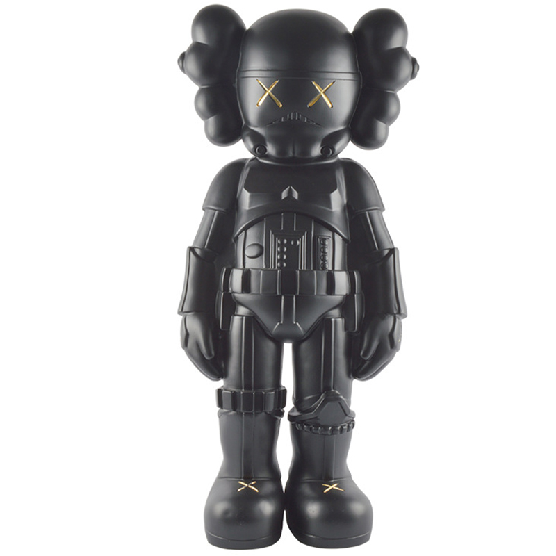 Статуэтка KAWS Black Soldier Gold X Черный Золотой в Саратове | Loft Concept 