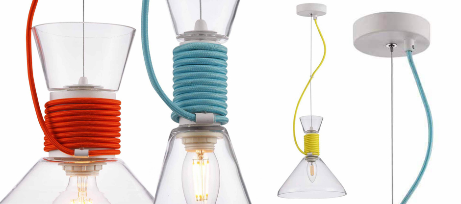 Подвесной Светильник Lamp With Multi-Colored Ropes Подвесной Светильник Lamp With Multi-Colored Ropes - Loft-Concept в Саратове