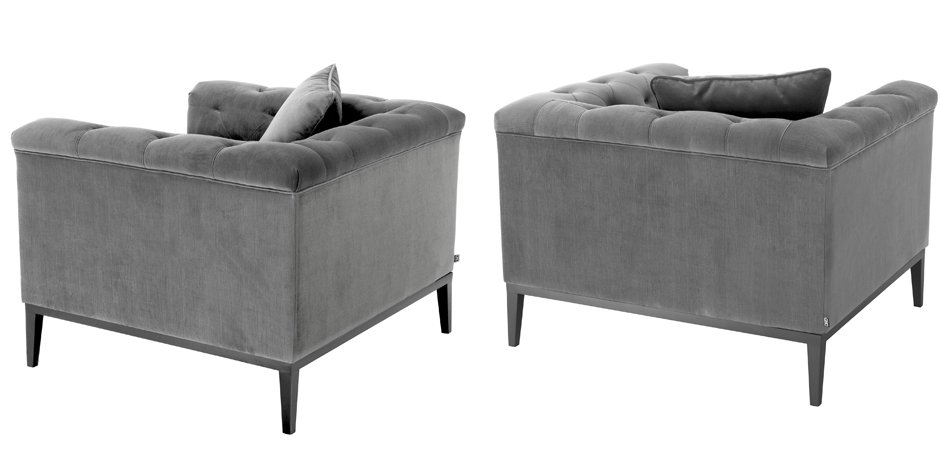 Кресло Eichholtz Chair Cesare Grey Кресло Eichholtz Chair Cesare Grey - Loft-Concept в Саратове