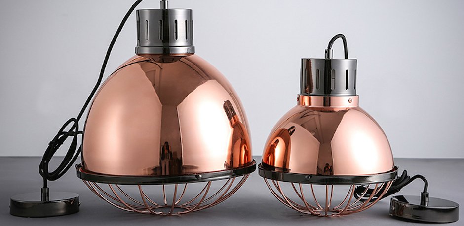 Подвесной светильник Ufo Copper Pendant Big Подвесной светильник Ufo Copper Pendant Big - Loft-Concept в Саратове