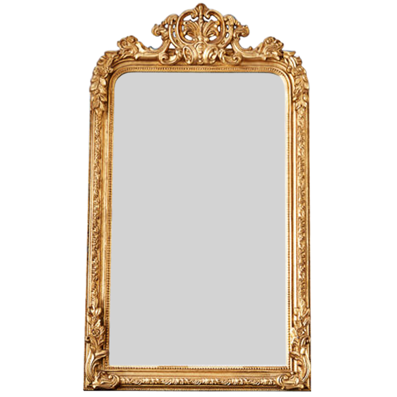 Зеркало Aged Gold Mirror Винтажное Светлое Золото Античное зеркальное стекло в Саратове | Loft Concept 