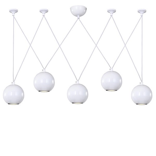 Подвесной светильник Multisphere Pendant White 5  в Саратове | Loft Concept 