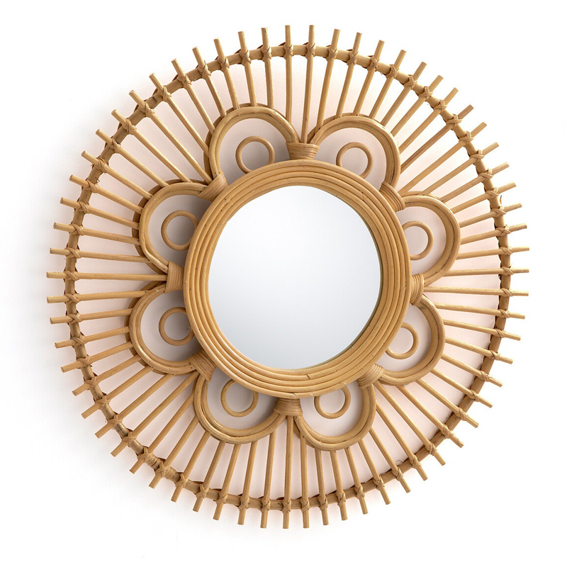 Зеркало Mirror Rattan Round D65  в Саратове | Loft Concept 